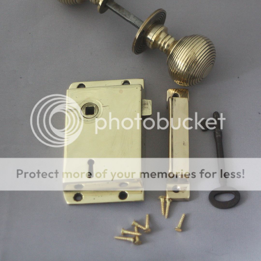 Viktorianisch Felgenschloss & Beehive Griffe | eBay